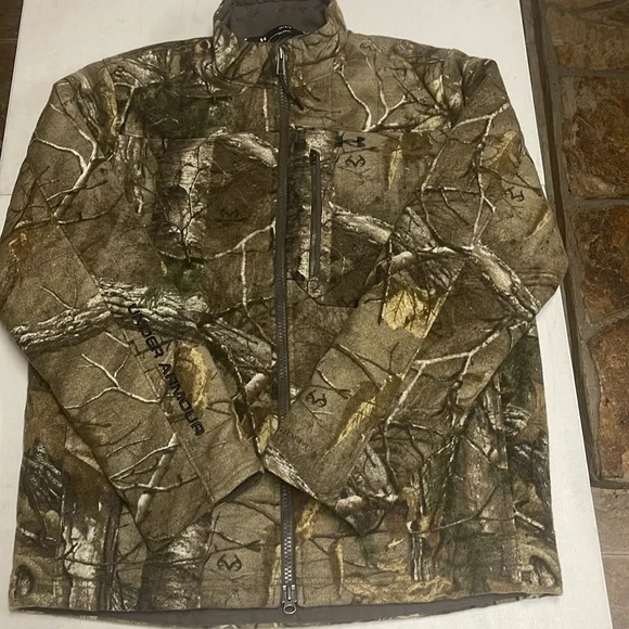 Under Armour Camo set Stealth Wool Extreme Season Coat and Pant - Picture 1 of 16